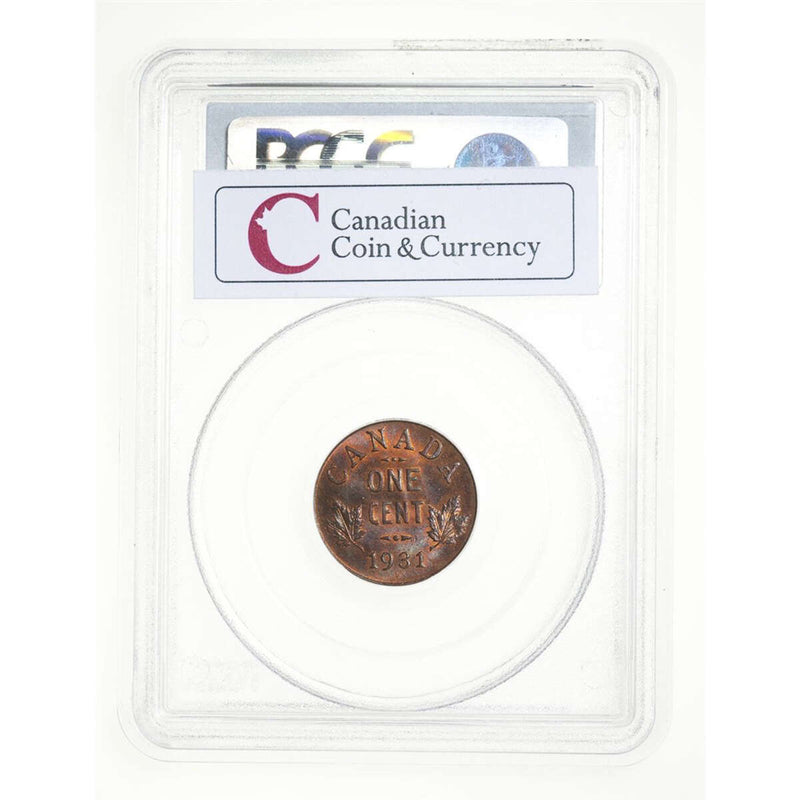 1 cent 1931 Red Brown PCGS MS-64