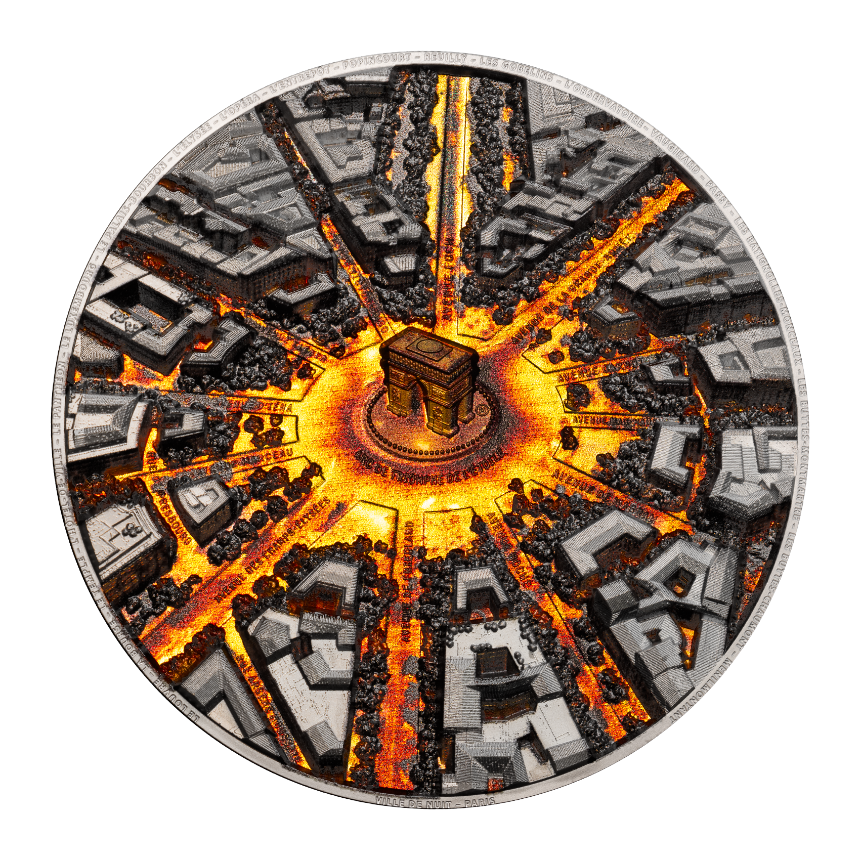 2026 $20 Ville de Nuit: Paris - Pure Silver Coin