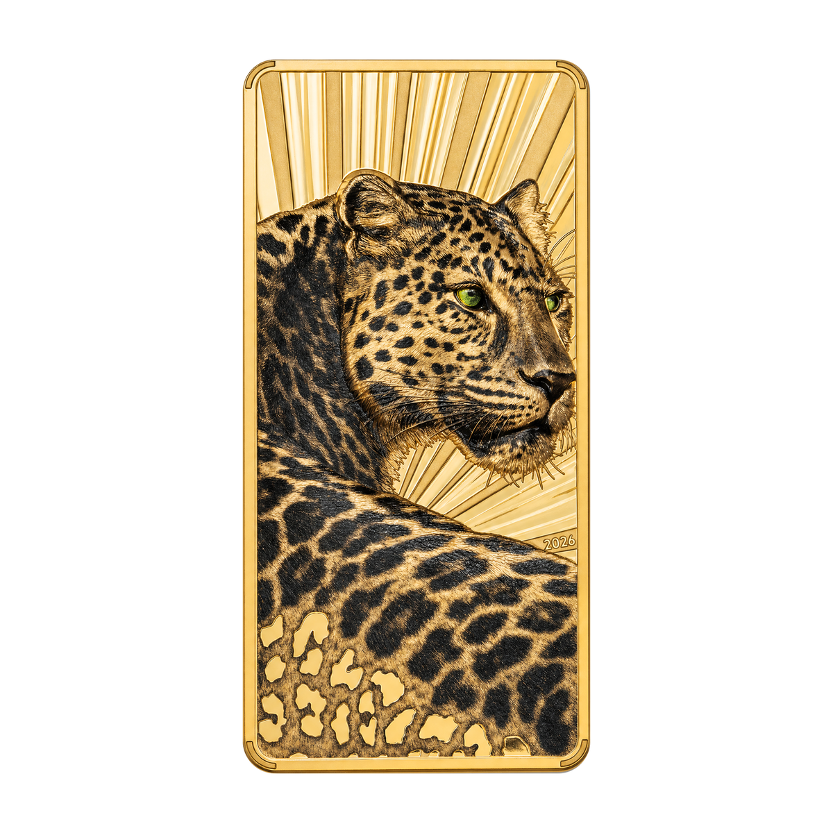2026 $20 Barre de Luxe: Leopard - Pure Silver Coin