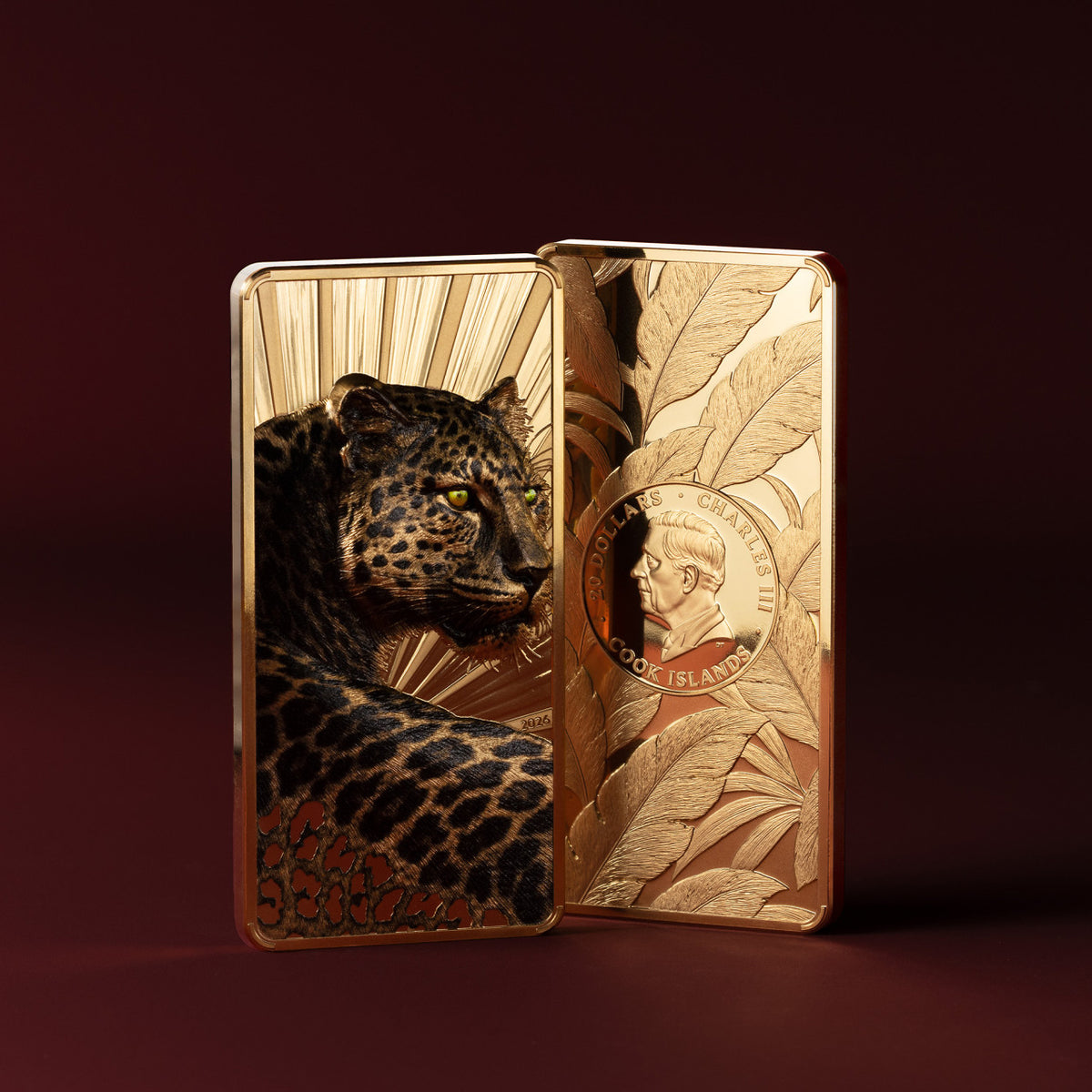 2026 $20 Barre de Luxe: Leopard - Pure Silver Coin