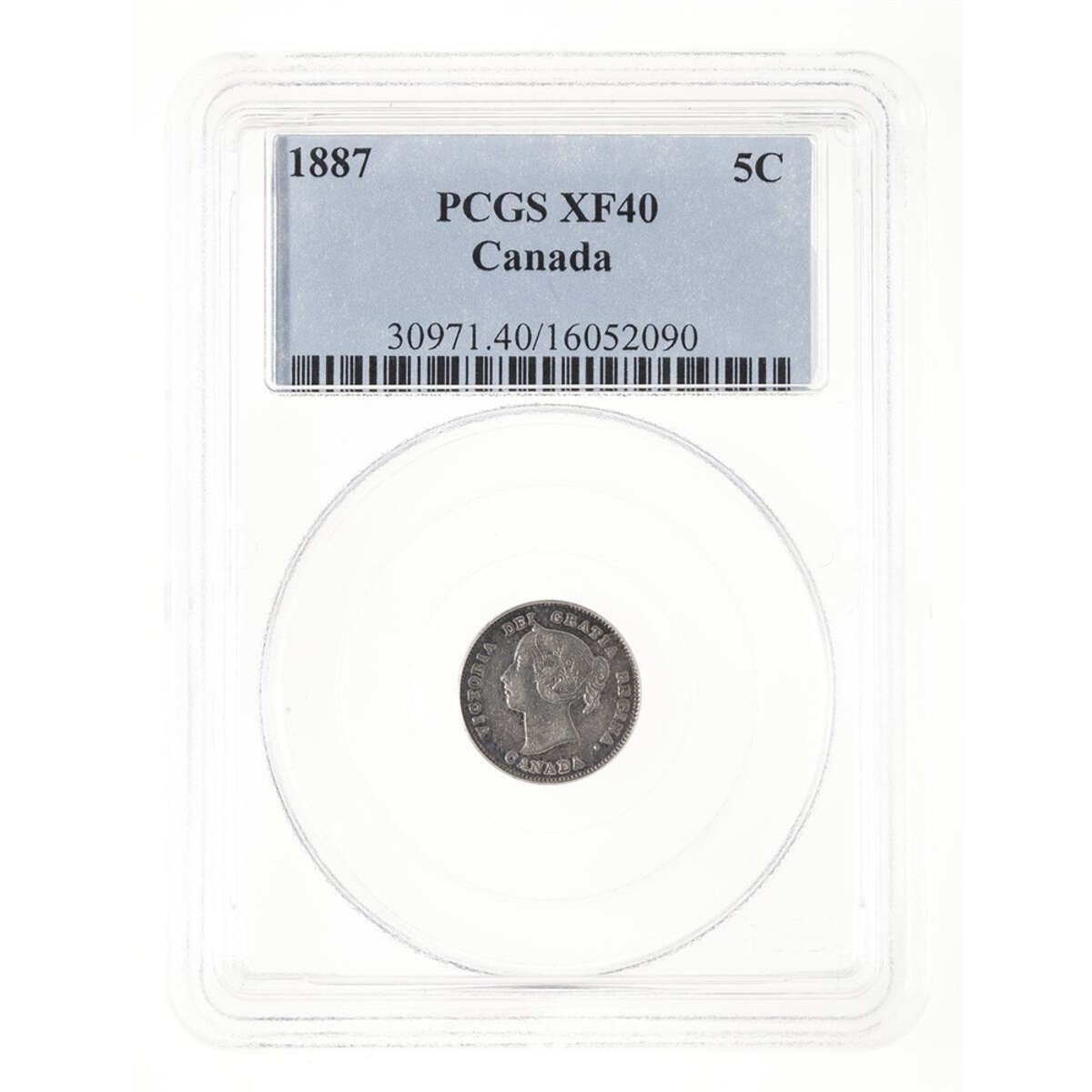 5 cent 1887  PCGS EF-40