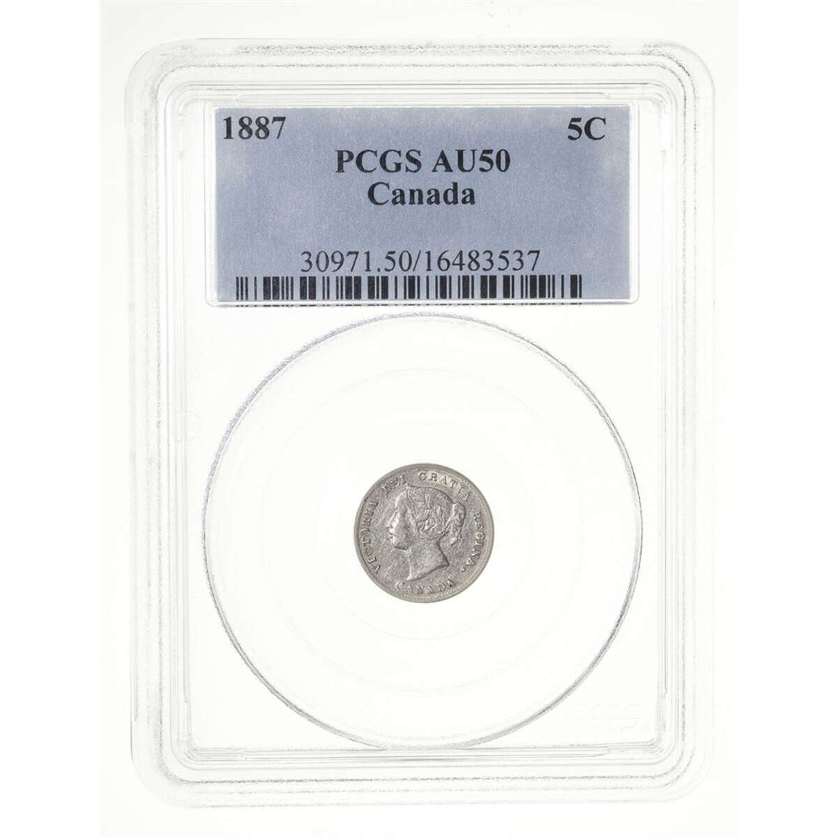 5 cent 1887  PCGS AU-50