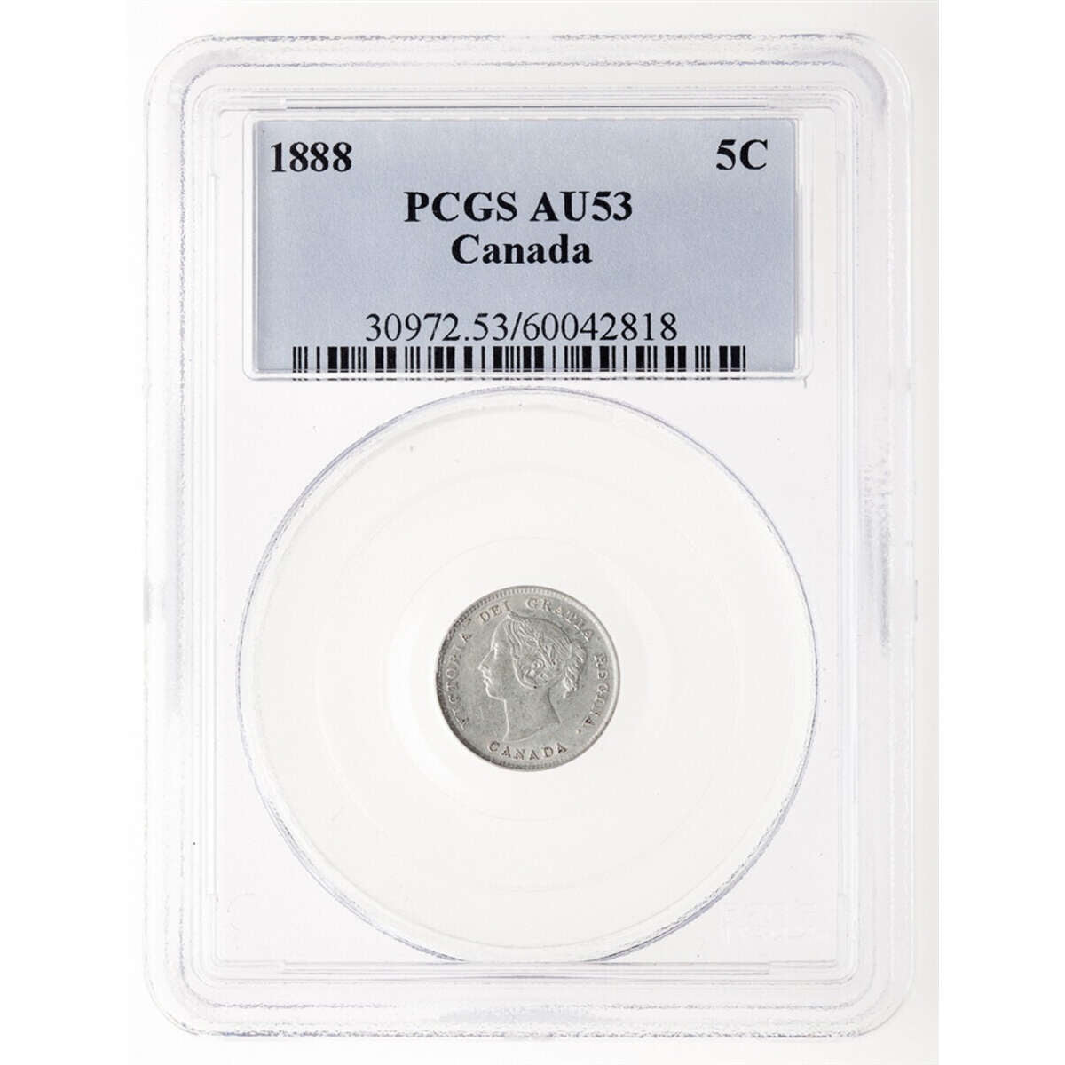 5 cent 1888  PCGS AU-53