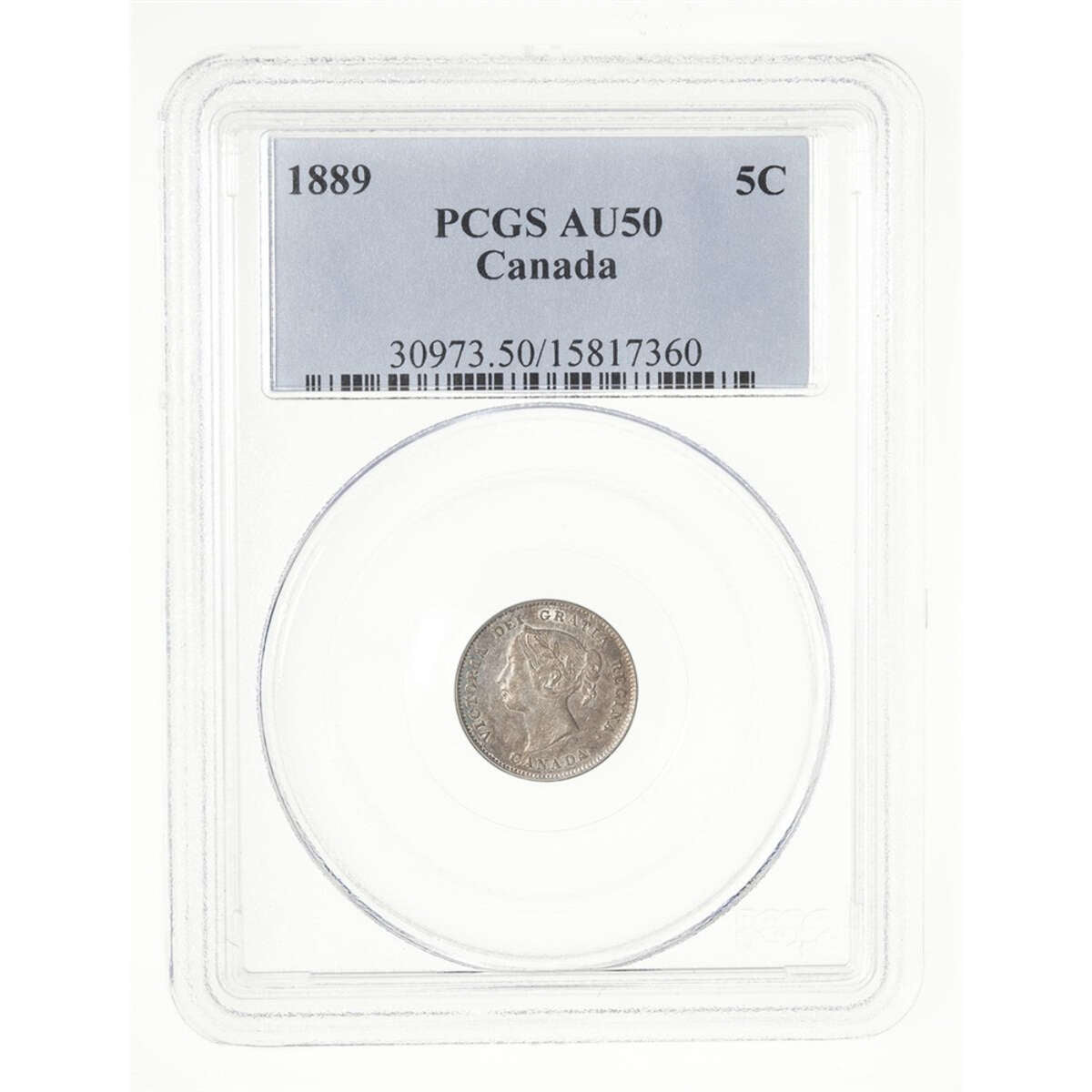 5 cent 1889  PCGS AU-50