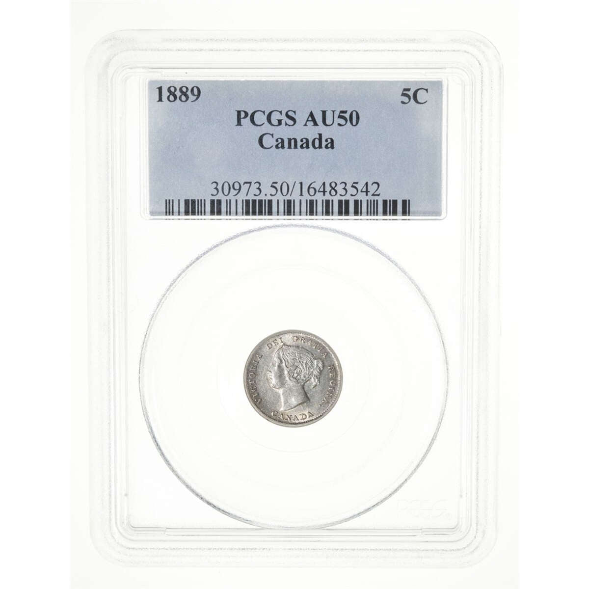 5 cent 1889  PCGS AU-50