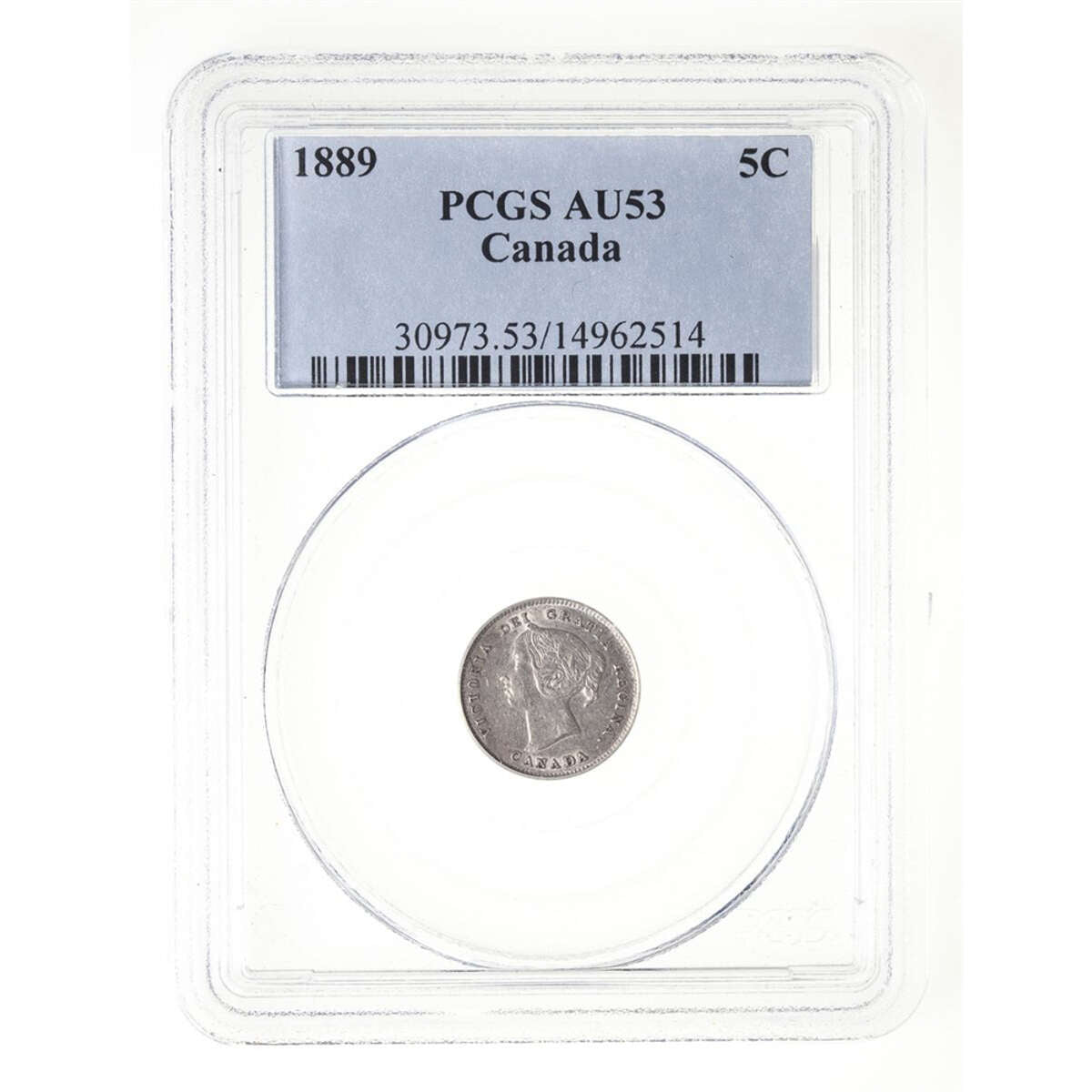 5 cent 1889  PCGS AU-53