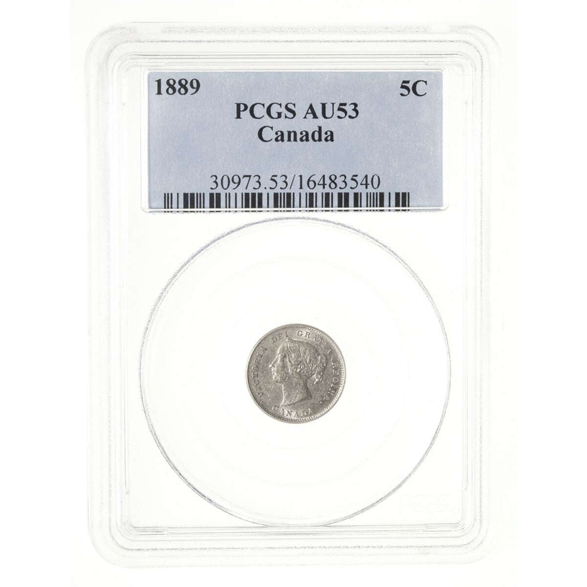 5 cent 1889  PCGS AU-53