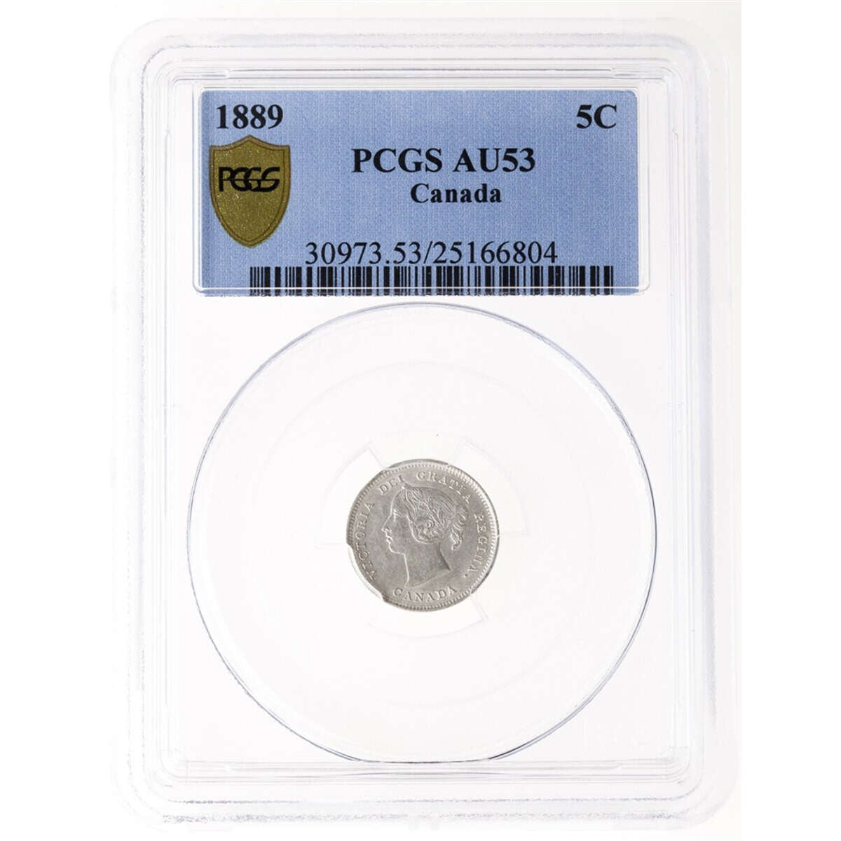 5 cent 1889  PCGS AU-53