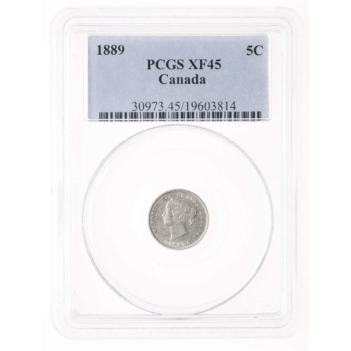 5 cent 1889  PCGS EF-45