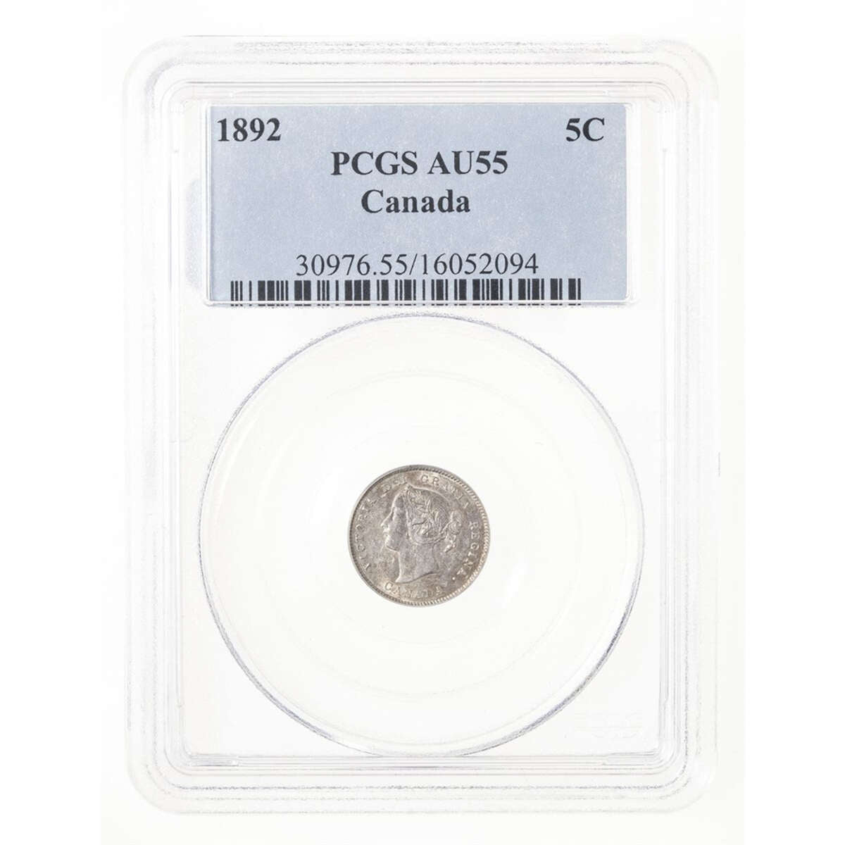 5 cent 1892 Obv 2 PCGS AU-55