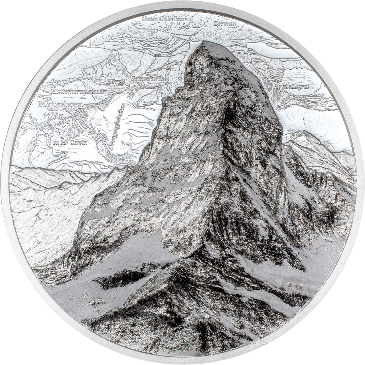 Swiz Coin 2025 5 Swiss Francs Matterhorn - Pure Silver Coin