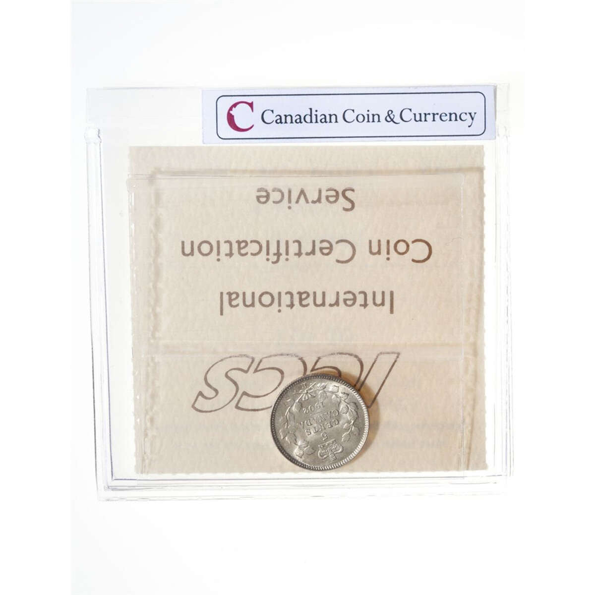 5 cent 1902H Large H ICCS MS-65