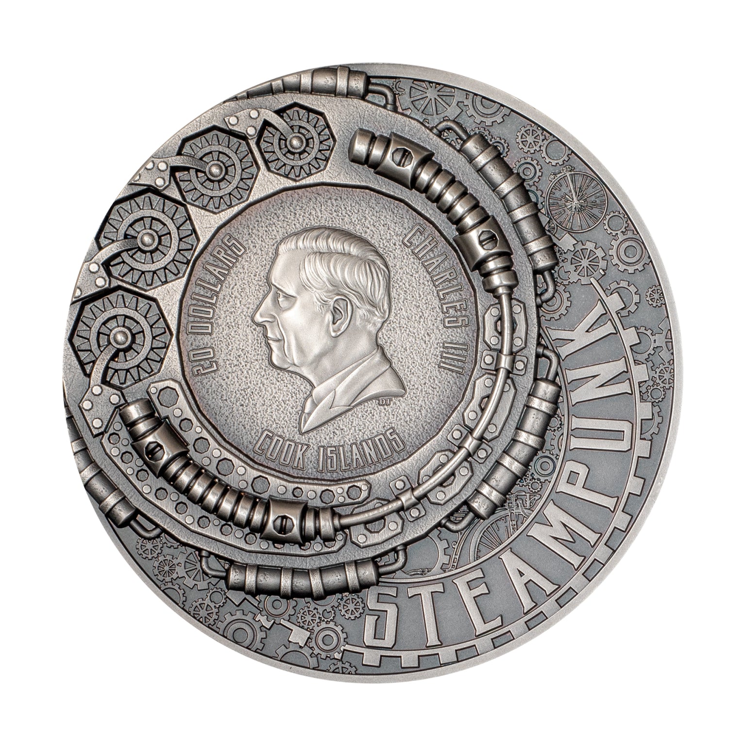 2025 $20 Steampunk: Aviation - Pure Silver Coin