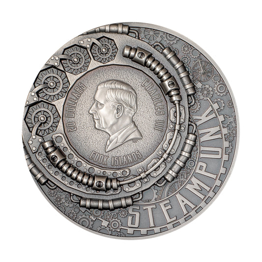 2025 $20 Steampunk: Aviation - Pure Silver Coin