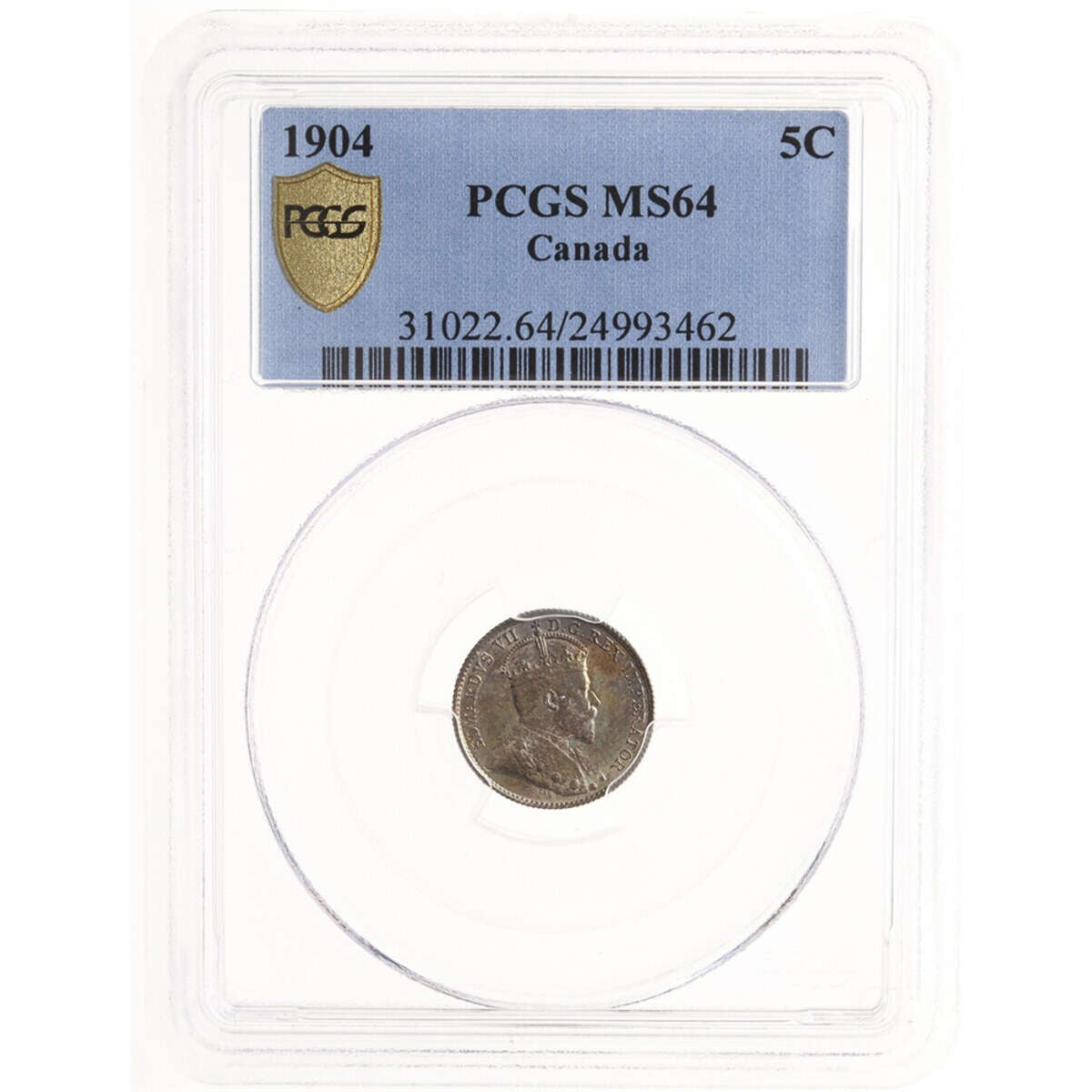 5 cent 1904  PCGS MS-64