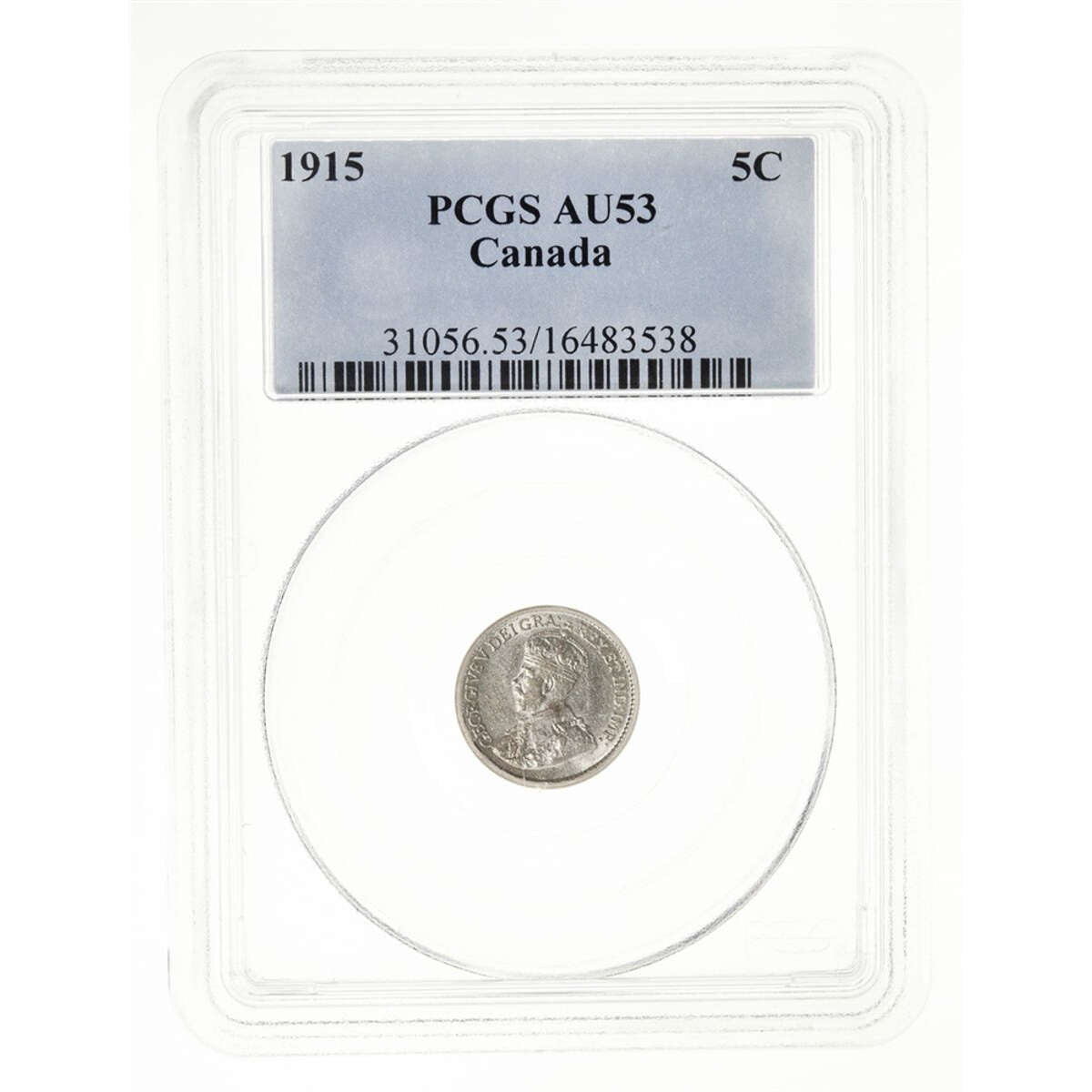 5 cent 1915  PCGS AU-53