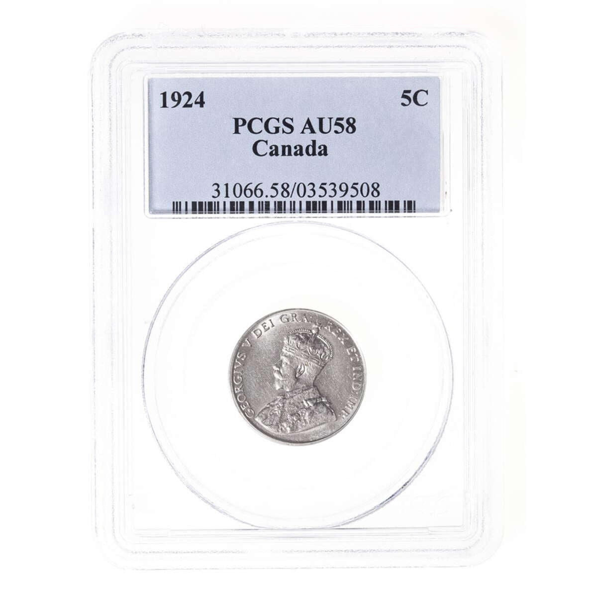 5 cent 1924  PCGS AU-58