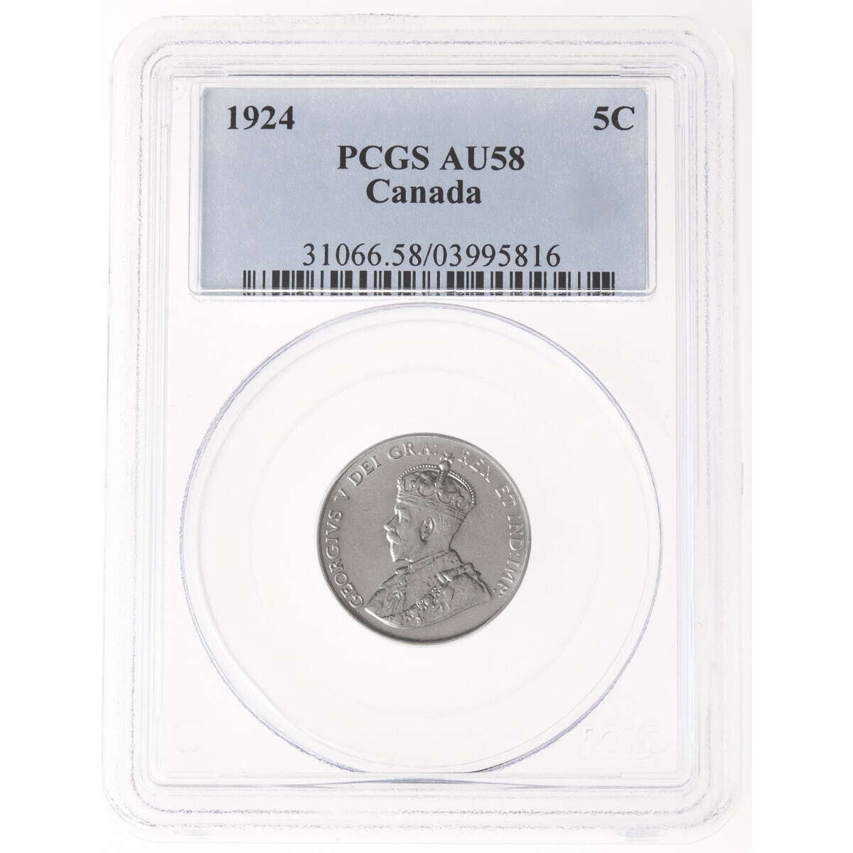 5 cent 1924  PCGS AU-58