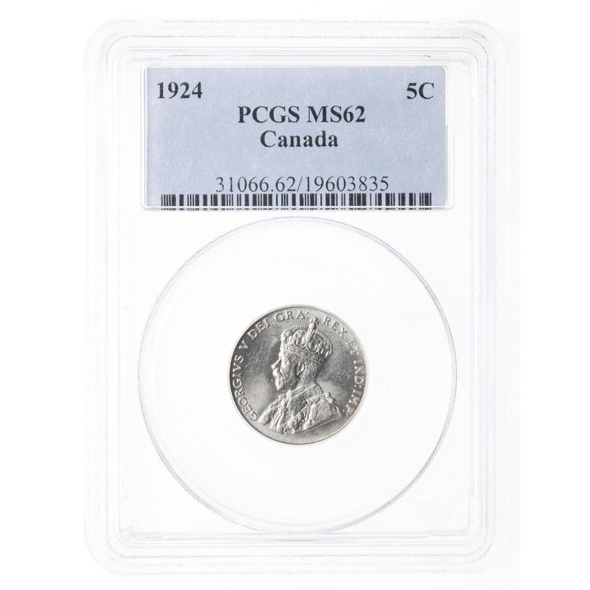 5 cent 1924  PCGS MS-62