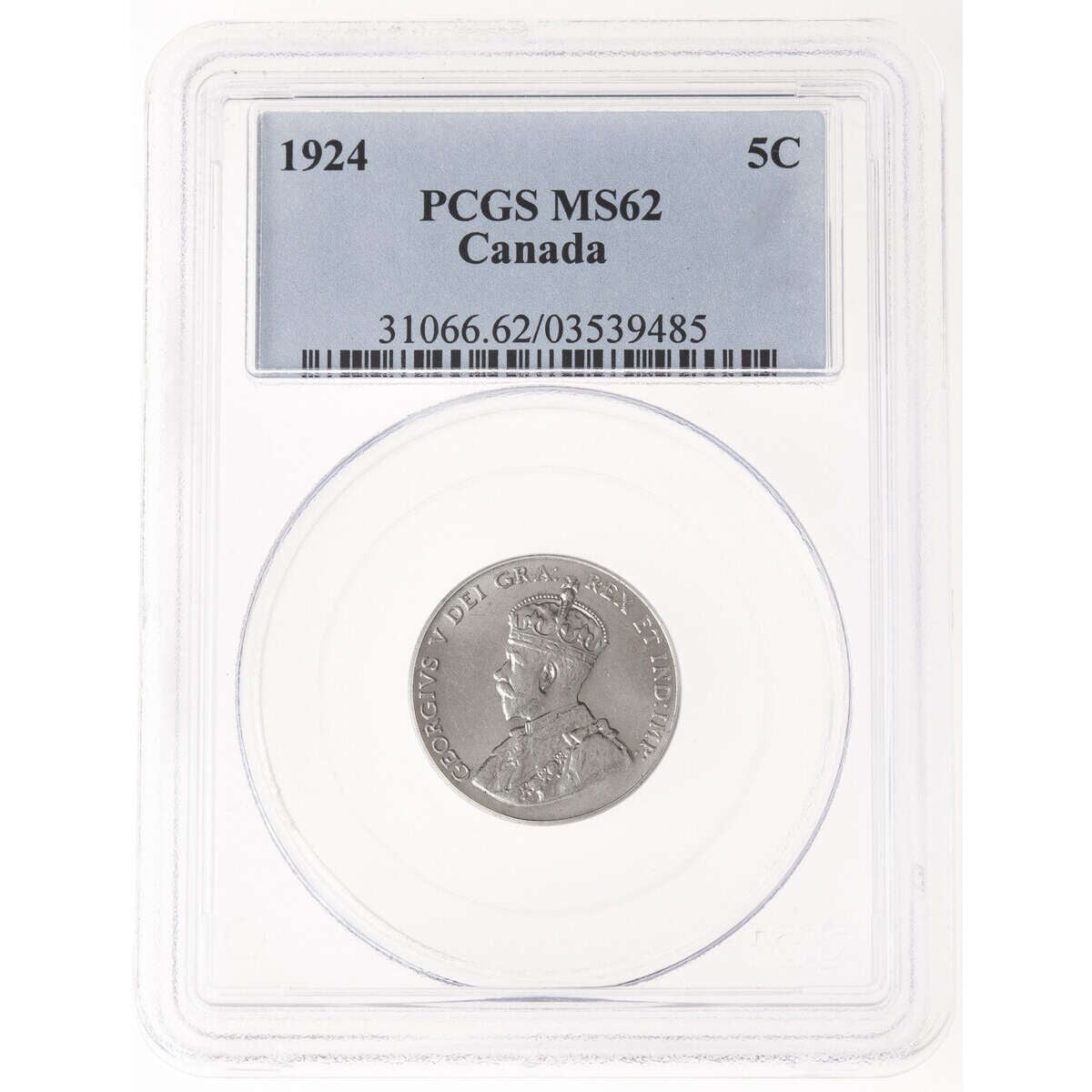 5 cent 1924  PCGS MS-62