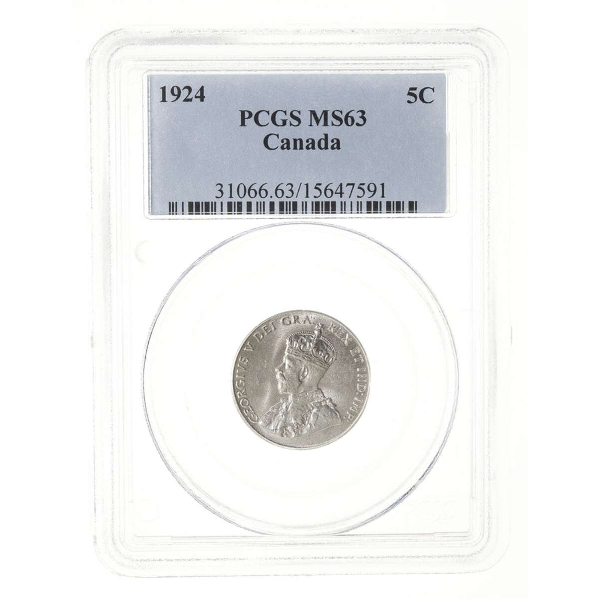 5 cent 1924  PCGS MS-63