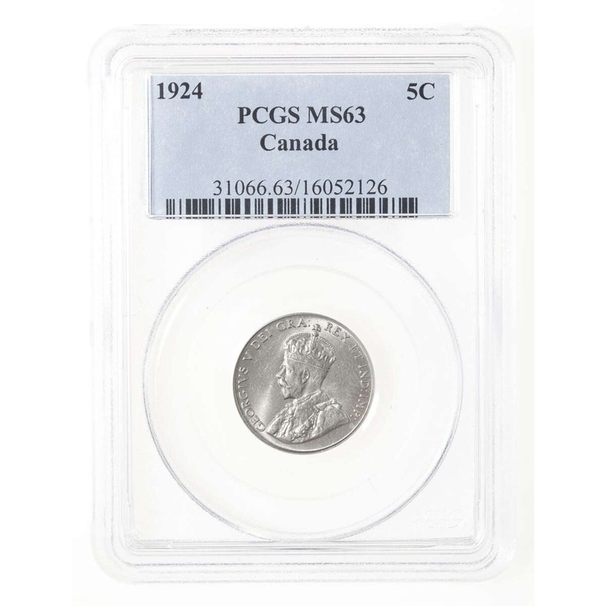 5 cent 1924  PCGS MS-63