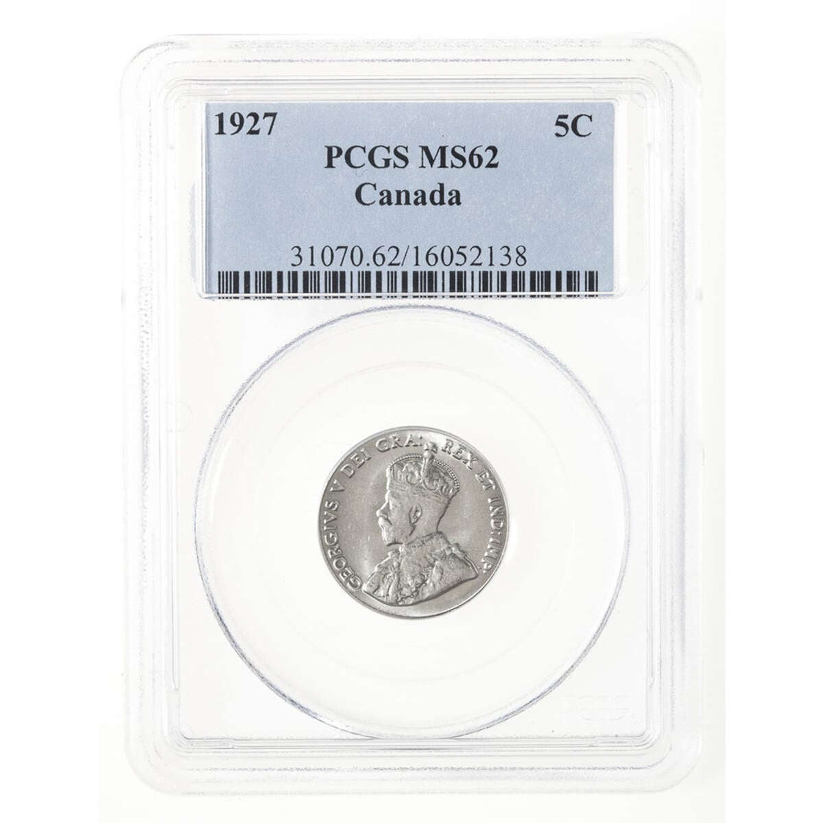 5 cent 1927  PCGS MS-62