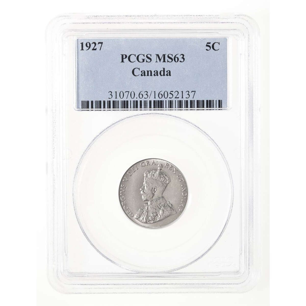 5 cent 1927  PCGS MS-63