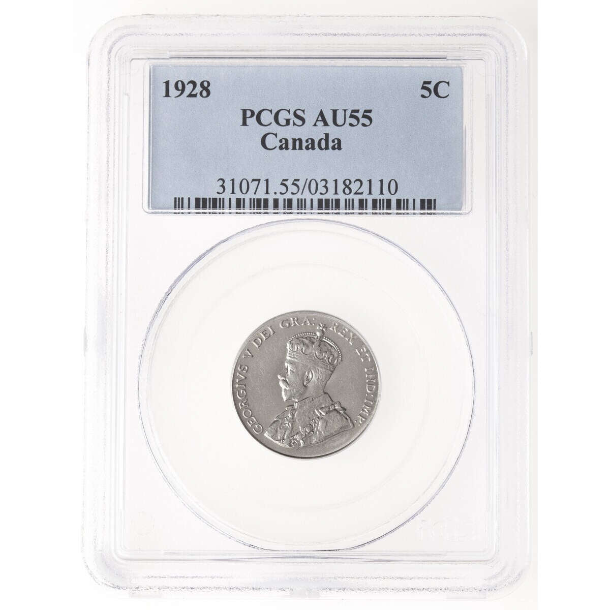 5 cent 1928  PCGS AU-55