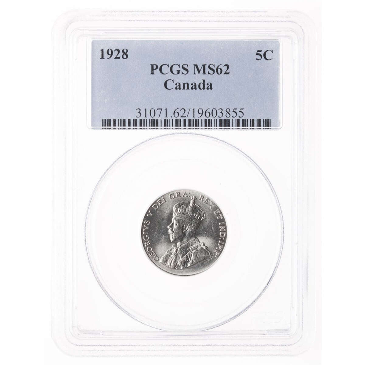 5 cent 1928  PCGS MS-62