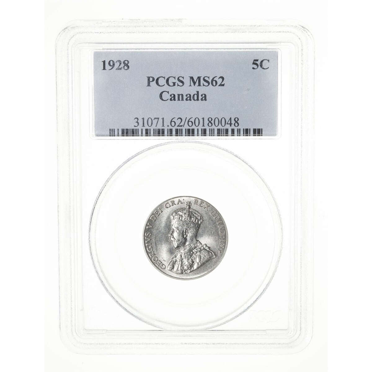 5 cent 1928  PCGS MS-62