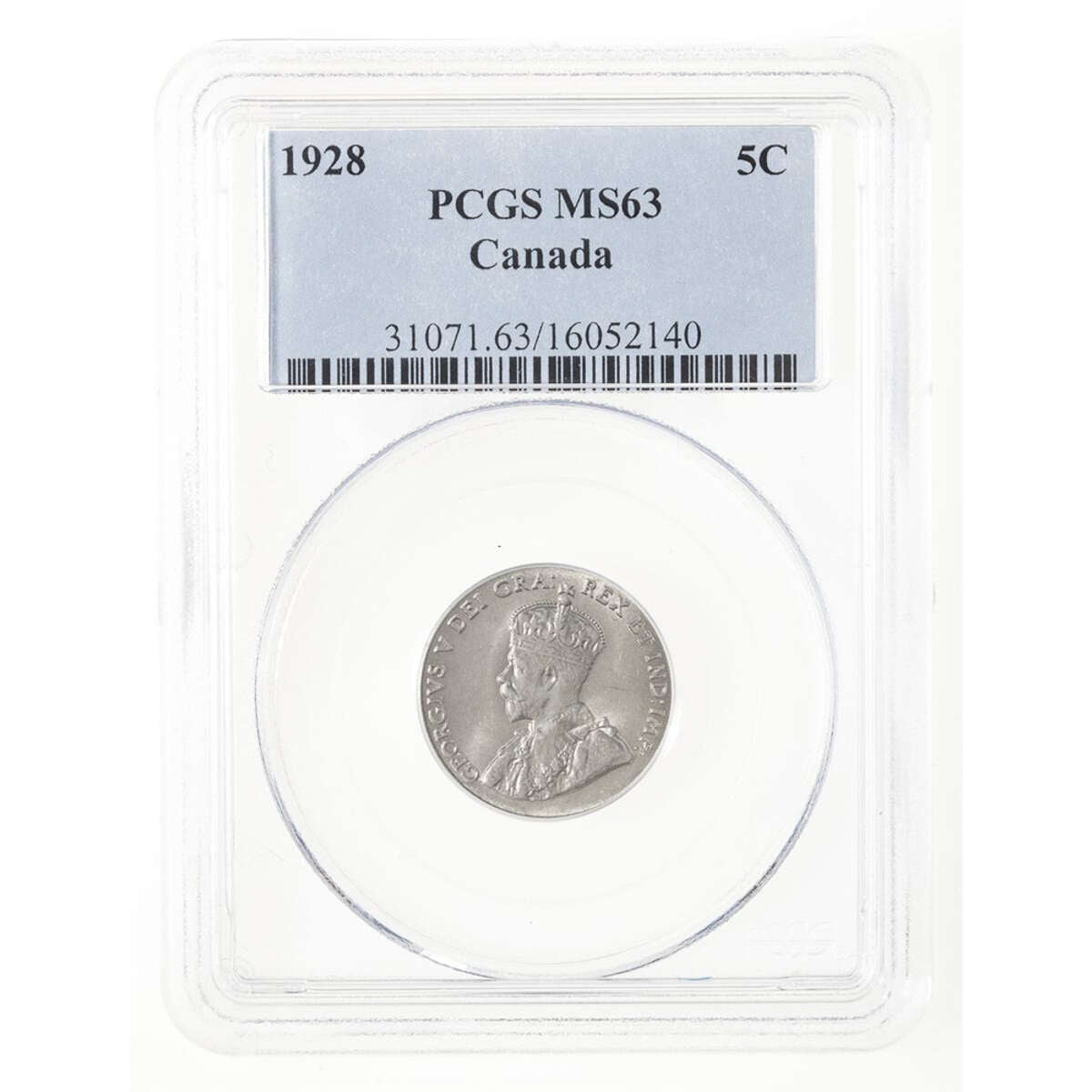 5 cent 1928  PCGS MS-63