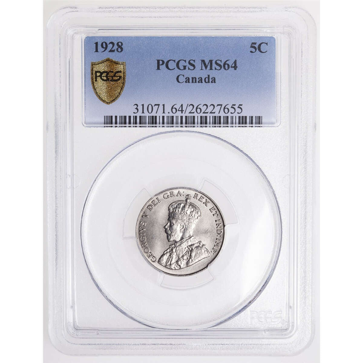 5 cent 1928  PCGS MS-64