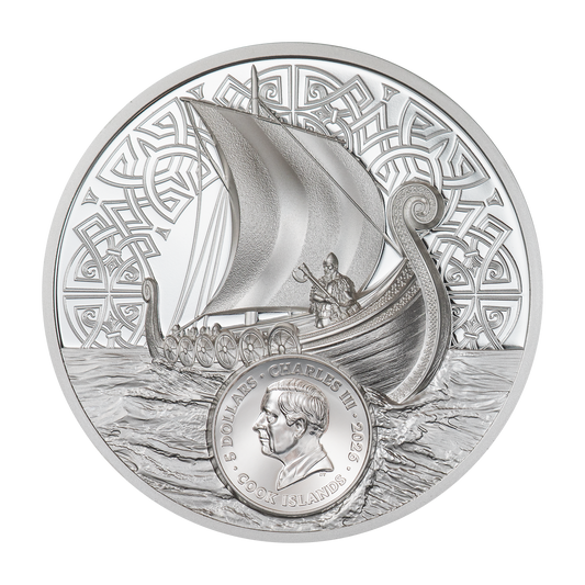2026 $5 Savage Vikings - Pure Silver Coin