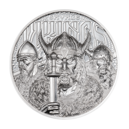 2026 $5 Savage Vikings - Pure Silver Coin