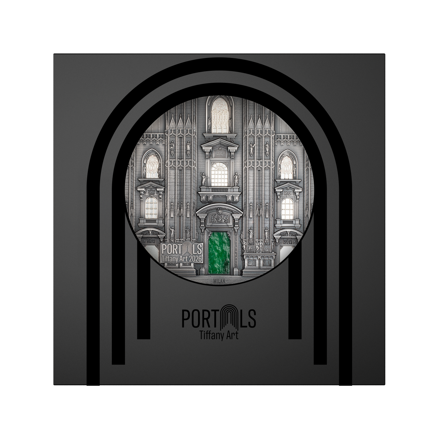 2026 $100 Tiffany Art: Milan x Prague - Pure Silver Kilo Coin
