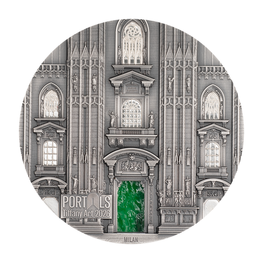 2026 $20 Tiffany Art: Milan x Prague - Pure Silver Coin