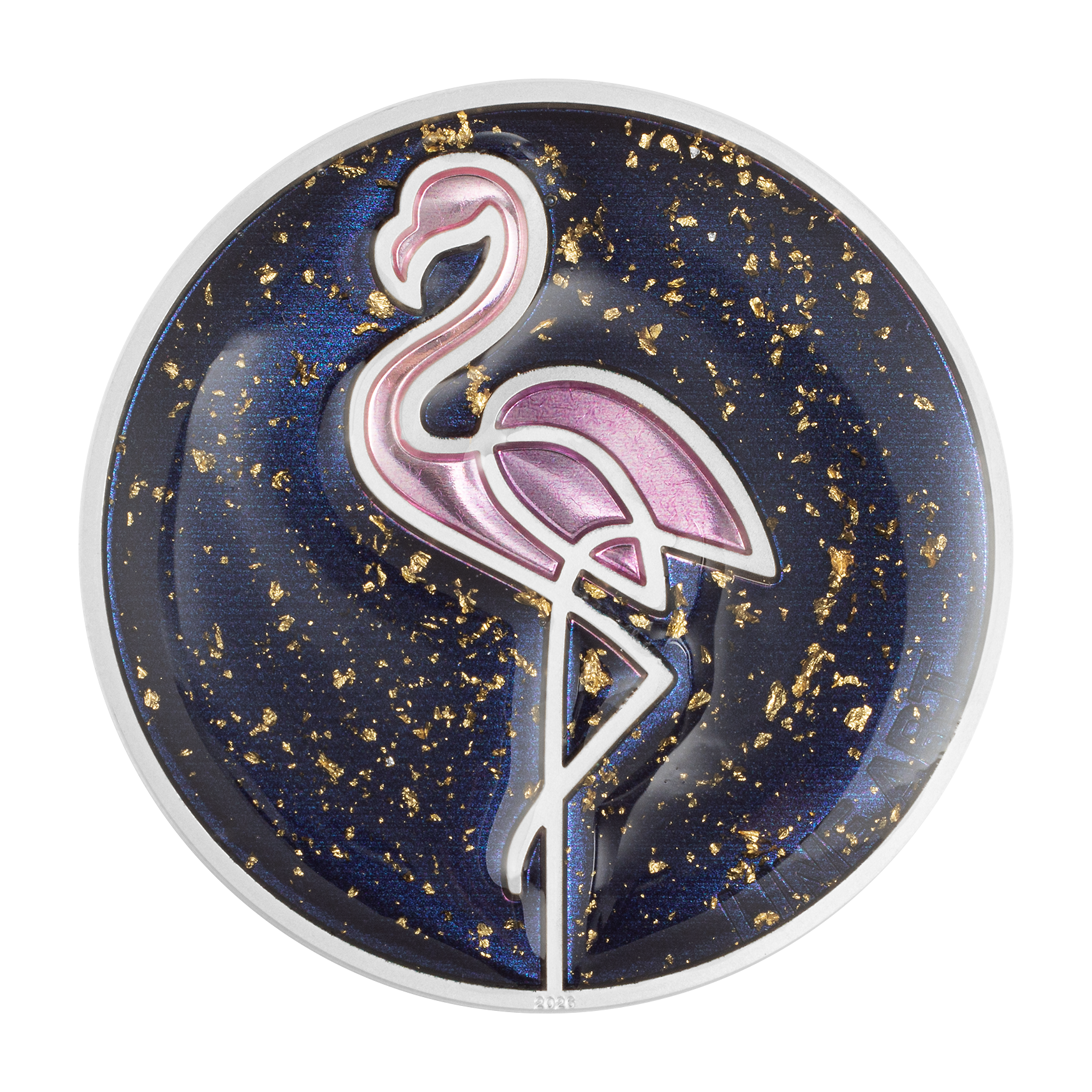 2026 $5 Line Art: Flamingo - Pure Silver Coin