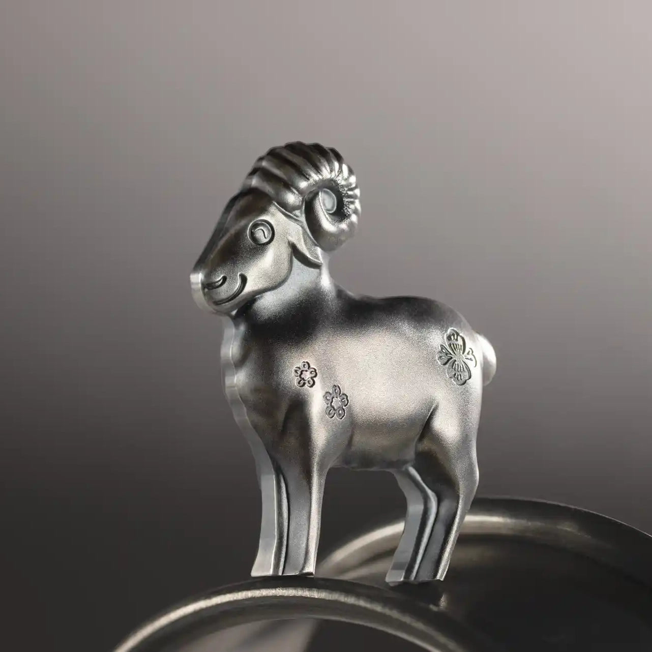 2027 1000 Togrog Fluffy Silver Sheep - Pure Silver Coin