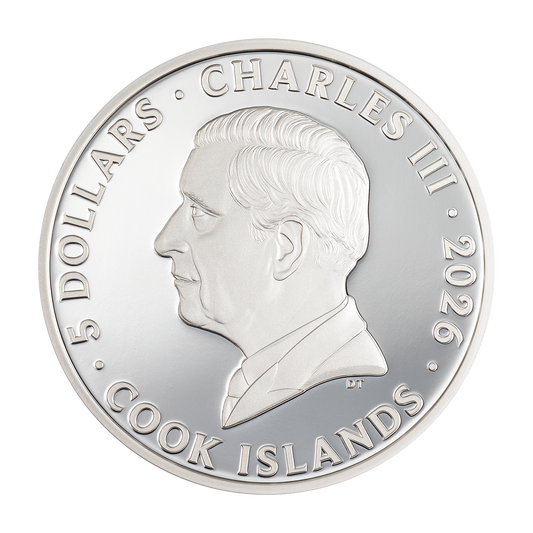 2026 $5 Seven Deadly Sins: Envy - Pure Silver Coin