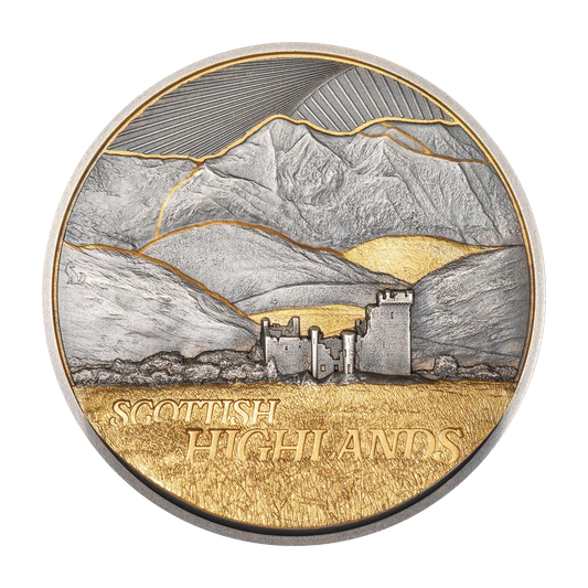2026 $10 Golden Landscapes: Scottish Highlands - Pure Silver Coin