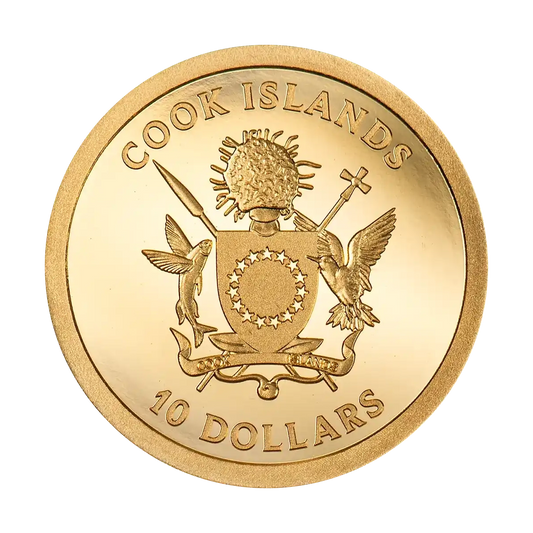 2026 $10 Four Leaf Clover: Gold Luck - Pure Gold Coin
