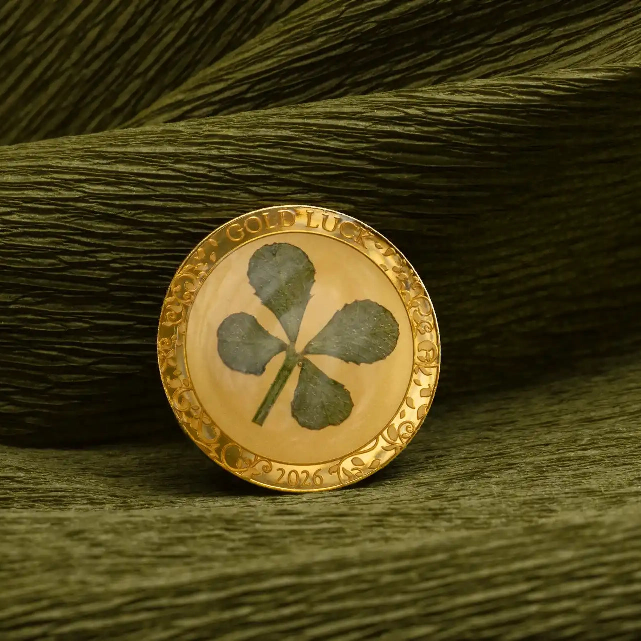 2026 $10 Four Leaf Clover: Gold Luck - Pure Gold Coin