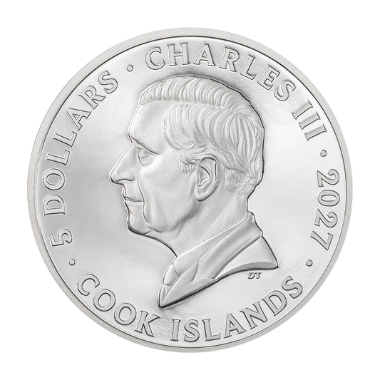 2027 $5 Born for Speed: Sailfish - Pure Silver Coin