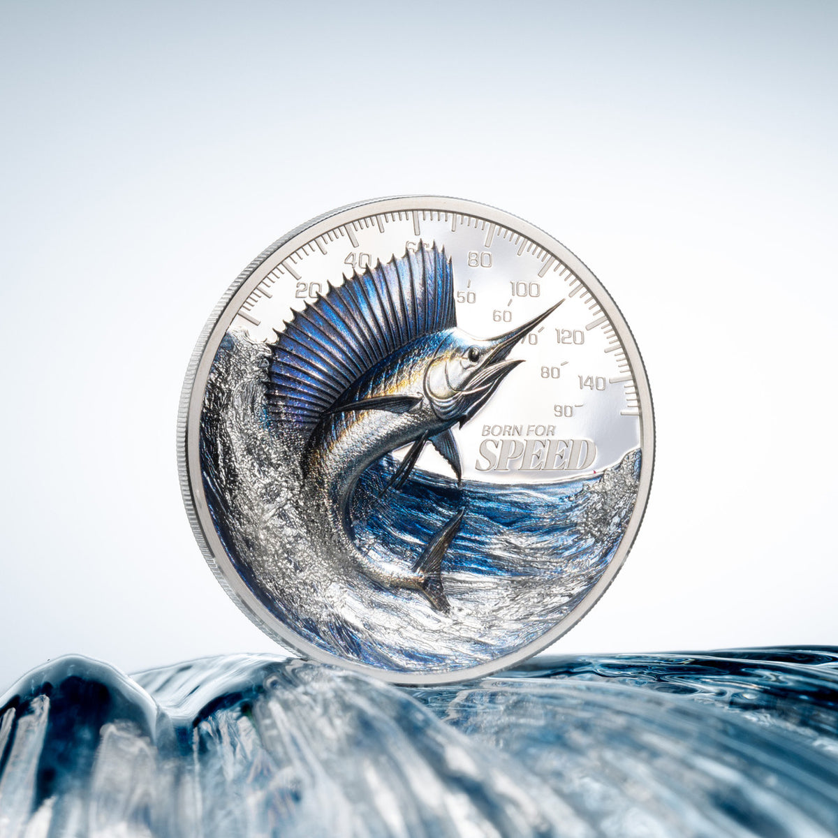 2027 $5 Born for Speed: Sailfish - Pure Silver Coin