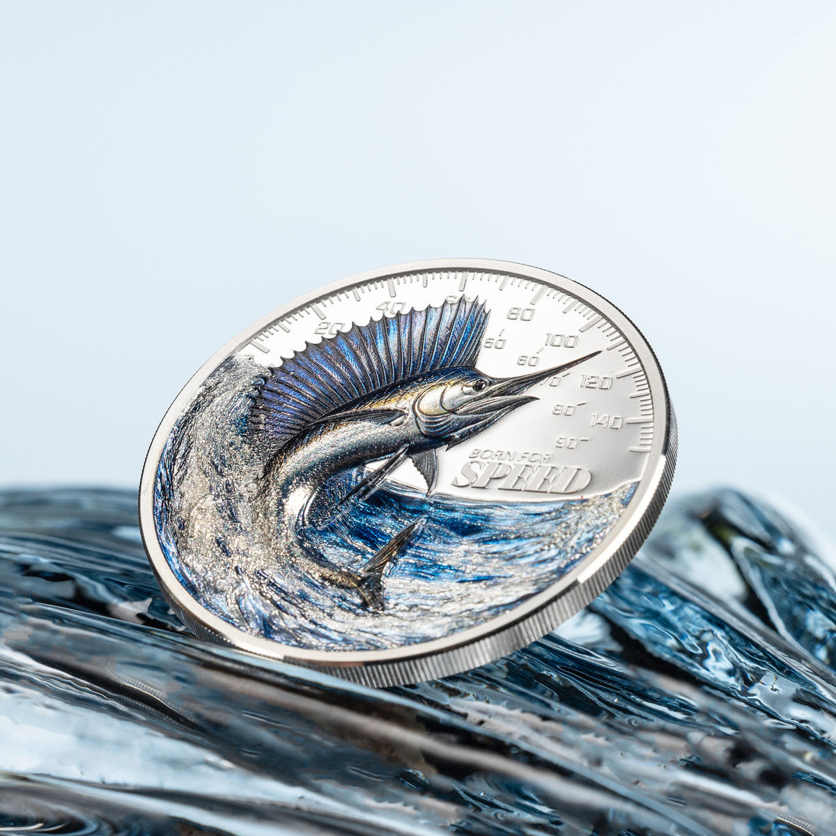 2027 $5 Born for Speed: Sailfish - Pure Silver Coin