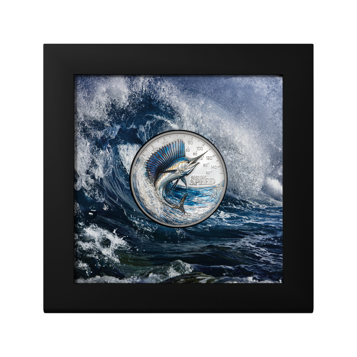 2027 $5 Born for Speed: Sailfish - Pure Silver Coin
