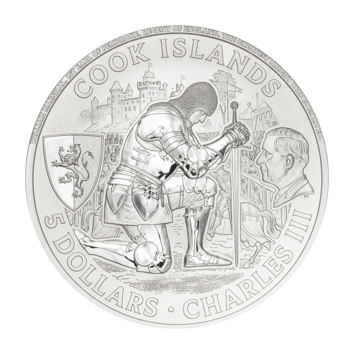 2026 $5 Knight Games: Jousting - Pure Silver Coin