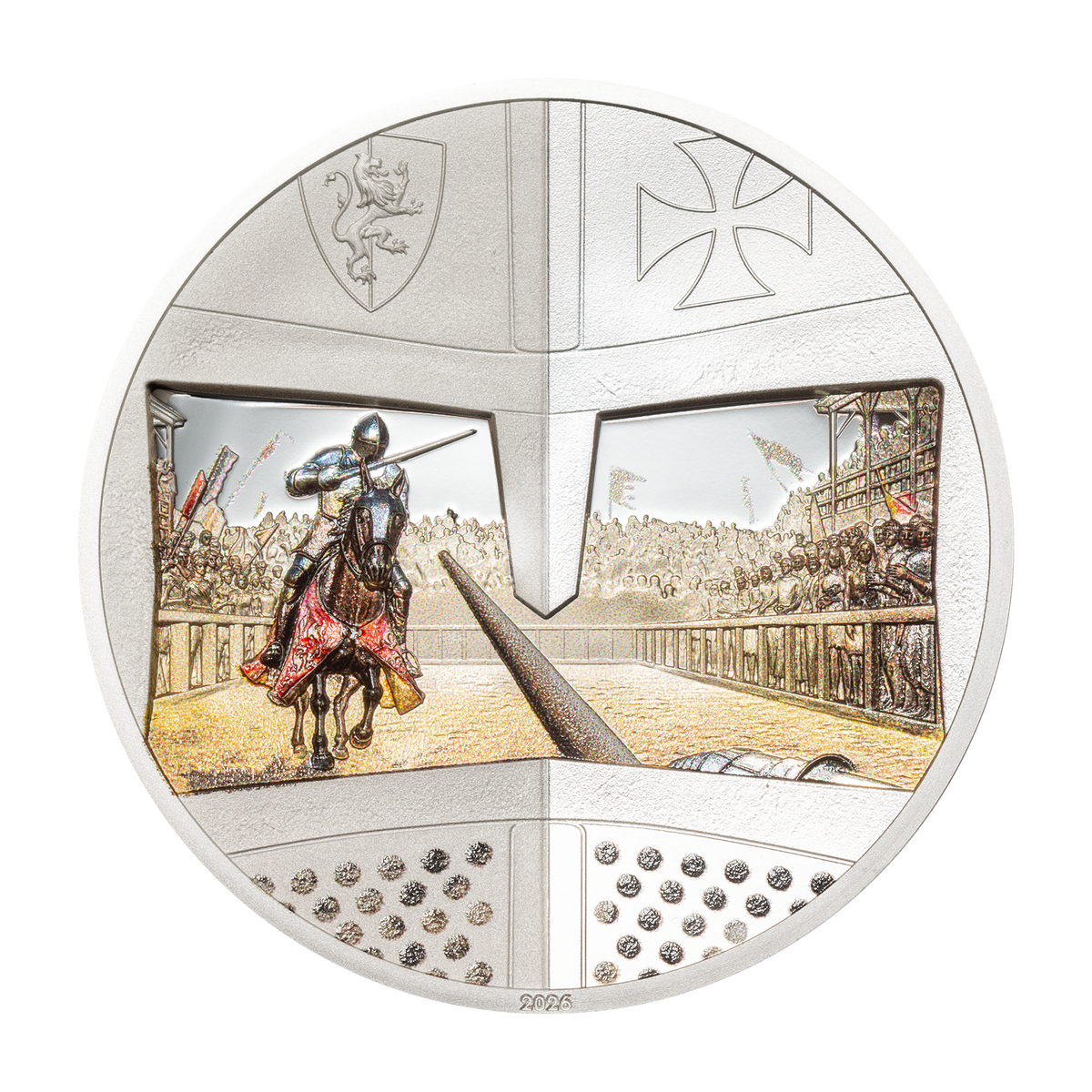 2026 $5 Knight Games: Jousting - Pure Silver Coin