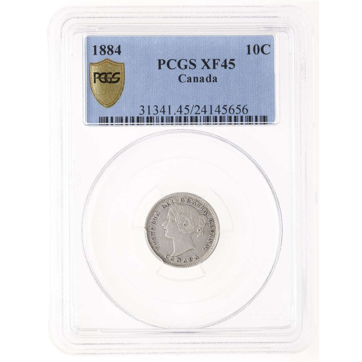 10 cent 1884  PCGS EF-45